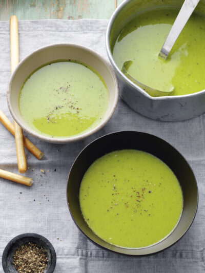 soups & salads mint pea soup