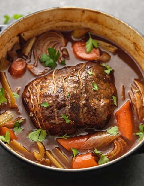 Pot Roast Beef, two ways- Justine Pattison's hearty recipes