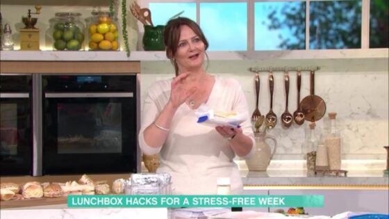 Justine Pattison in ITV This Morning Kitchen