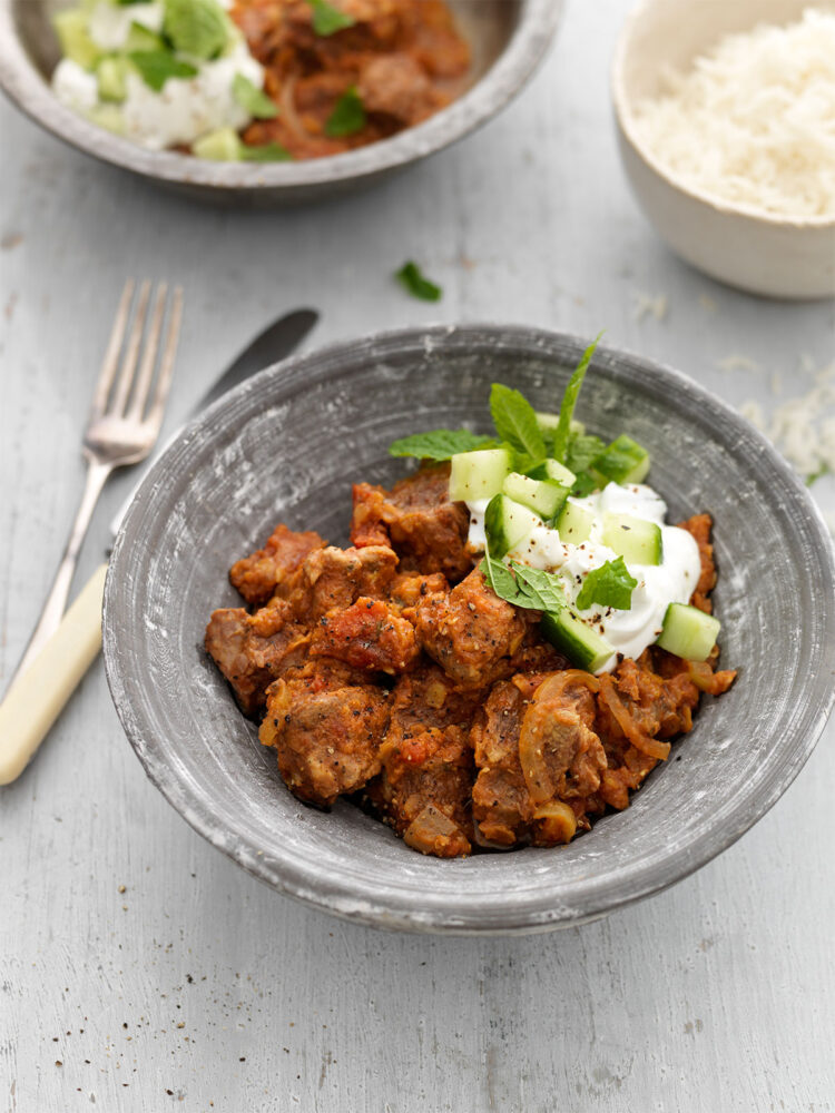 Lamb and tomato curry