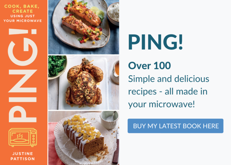 Ping! Over 100 simple and delicious recipes - all made in your microwave. Buy now